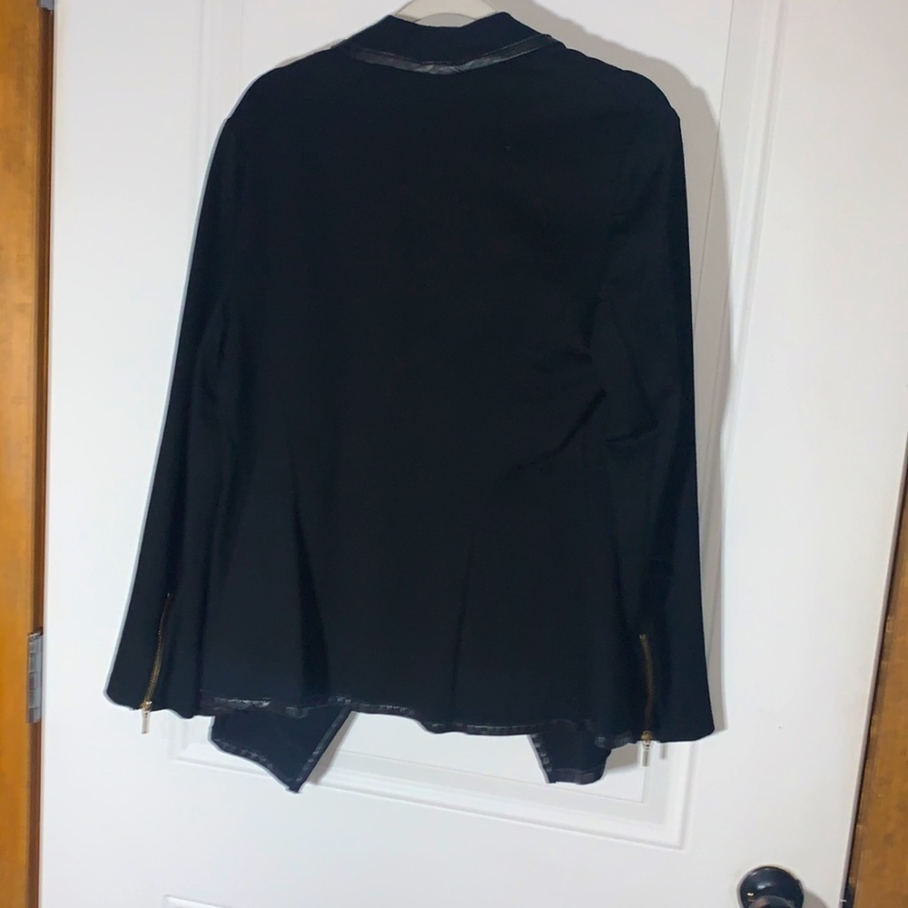 INC International Concepts Black Jacket L - Picture 7 of 8